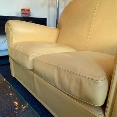 sofa club pair vanity poltrona frau italy 1980