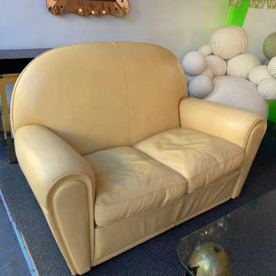 sofa club pair vanity poltrona frau italy 1980