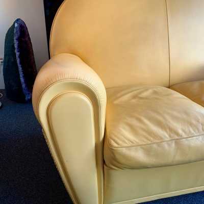 sofa club pair vanity poltrona frau italy 1980