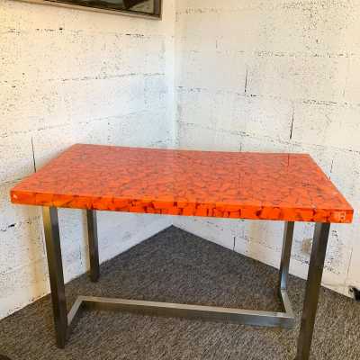 fractal resin console desk