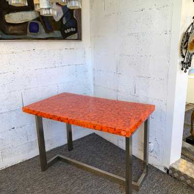 fractal resin console desk