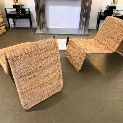 armchairs rattan armchairs tito agnoli bonacina italy 1960 1980