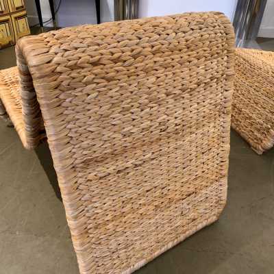 armchairs rattan armchairs tito agnoli bonacina italy 1960 1980