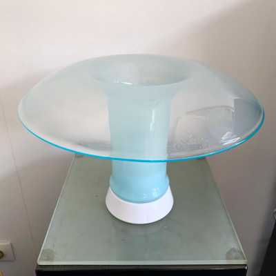 Pair lamps murano glass carlo nason selenova italy 1970