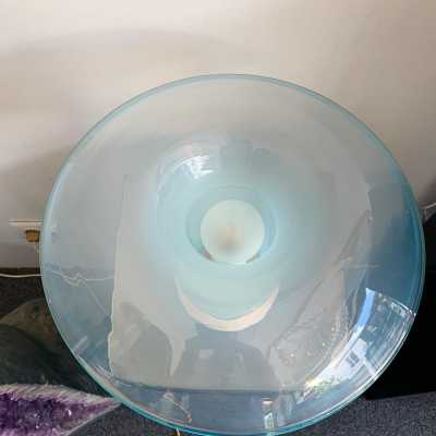 Pair lamps murano glass carlo nason selenova italy 1970