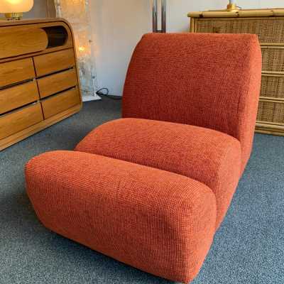 fireside chairs paloa armchairs emilio guarnacci italy 1970