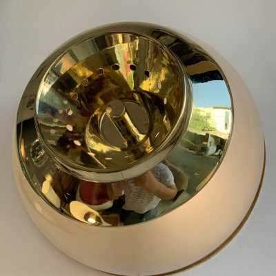 wall lights pair ceiling light glass brass azucena Luigi Caccia Dominioni Italy 1960 1970