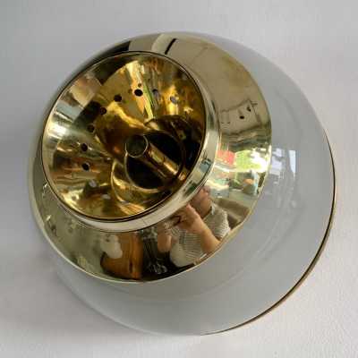wall lights pair ceiling light glass brass azucena Luigi Caccia Dominioni Italy 1960 1970
