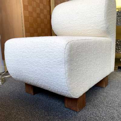 Armchairs armchairs loop pile wood italy 1970