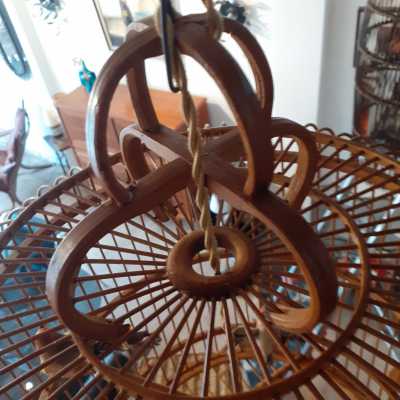 bamboo cage hanger
