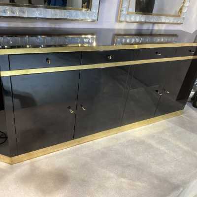 Sideboard I believe in black lacquered Mahé