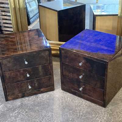 Aldo tura bedside table
