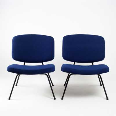 Pair of CM 190 low chairs by Pierre Paulin