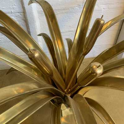 gilt bronze coffee table maison jansen Christian Techoueyres France 1970