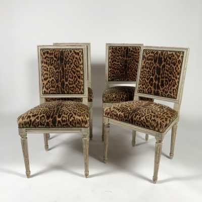 Jansen House. 4 LXVI style chairs.