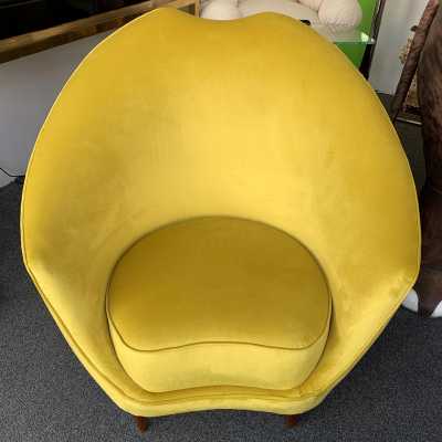 pair armchairs federico munari italy 1950 1960