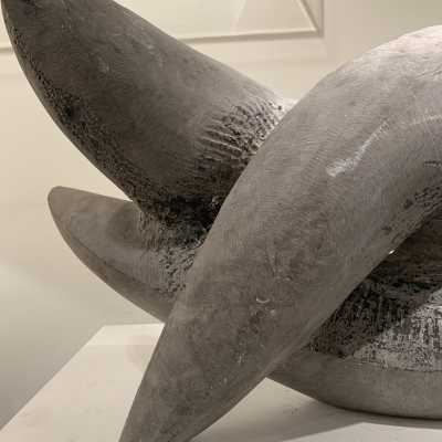 abstract sculpture by Dragoljub Milosevic circa 1970