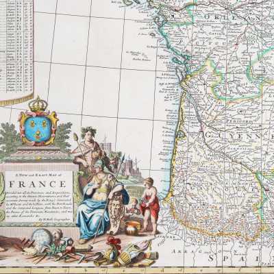 old map of france