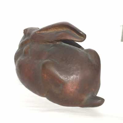 Okimono lapin en bronze - Japon