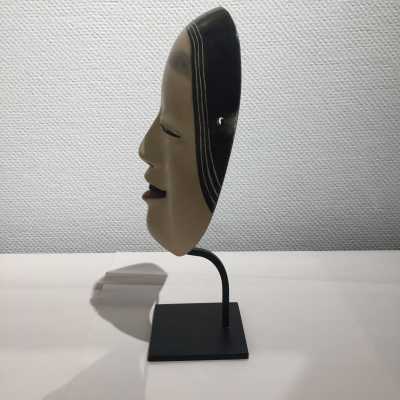 Noh Koomote mask signed Nakai Senkan - Japan