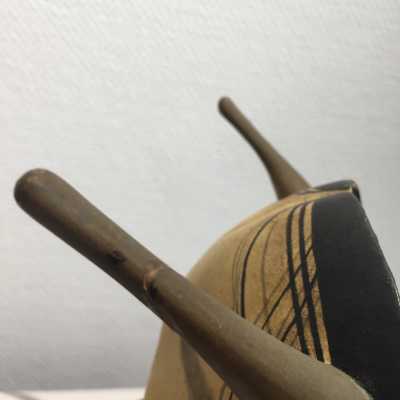 Masque Noh Hannya - signé (signature non identifiée) - Japon
