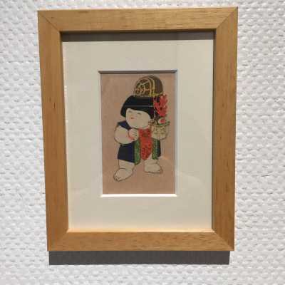 Original prints of goshoningyo (imperial dolls) - Japan