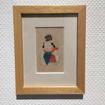 Original prints of goshoningyo (imperial dolls) - Japan