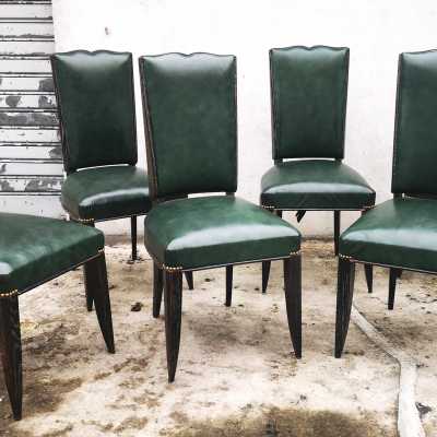 6 Gaston Poisson chairs