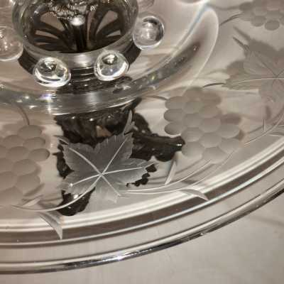 Crystal cup on base