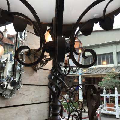 Gothic wrought iron chandelier