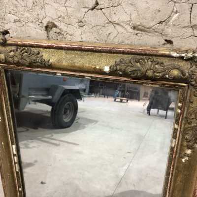 Miroir Restauration bois doré 