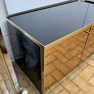 sideboards sideboards brass mirror renato zevi italy 1970