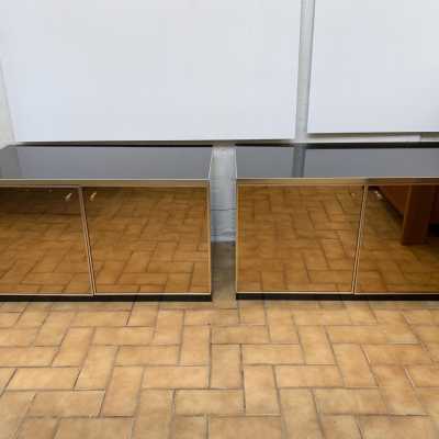 sideboards sideboards brass mirror renato zevi italy 1970