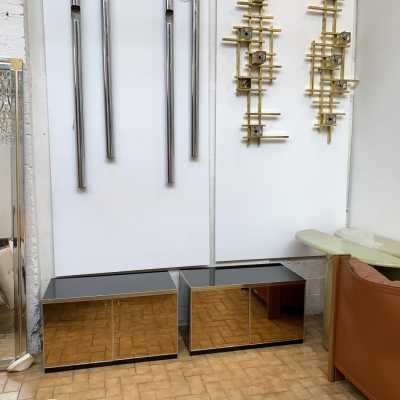 sideboards sideboards brass mirror renato zevi italy 1970