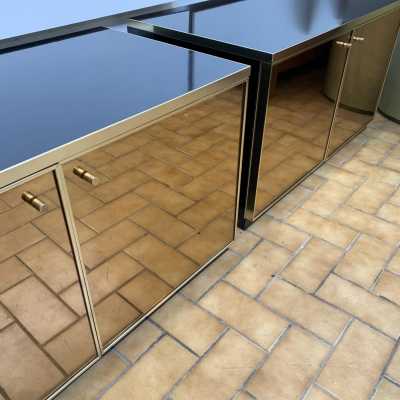 sideboards sideboards brass mirror renato zevi italy 1970