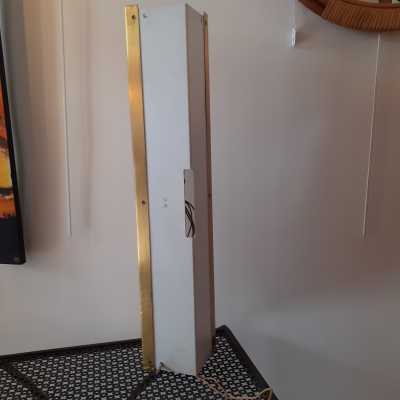 PERZEL brass and glass corner wall light