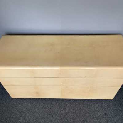 Parchment dresser aldo tura italy 1970 goatskin