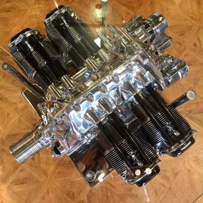 Lycoming engine coffee table