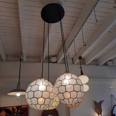 mother of pearl pendant light
