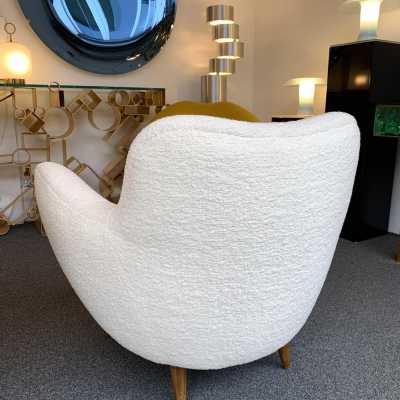 armchairs pair looped fabrics guglielmo veronesi italy 1950 1960