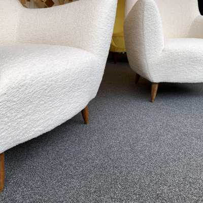 armchairs pair looped fabrics guglielmo veronesi italy 1950 1960