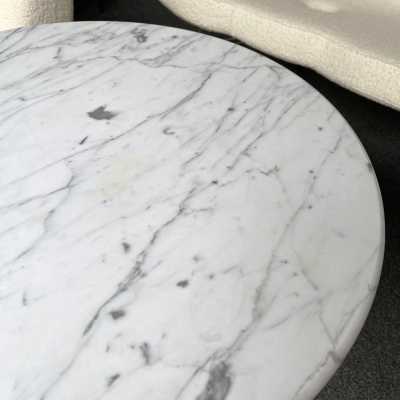 end table brass marble knoll italy 1970