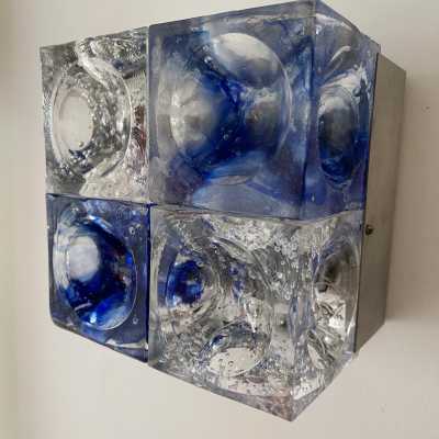 cube wall lights poliarte italy 1970