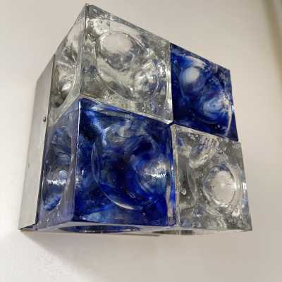 cube wall lights poliarte italy 1970