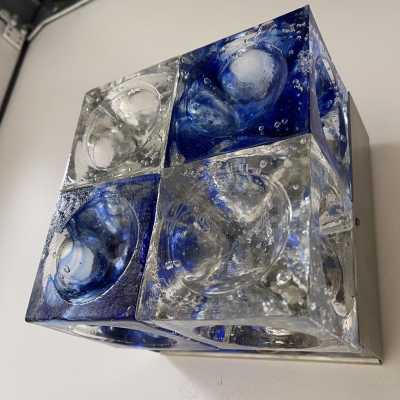 cube wall lights poliarte italy 1970