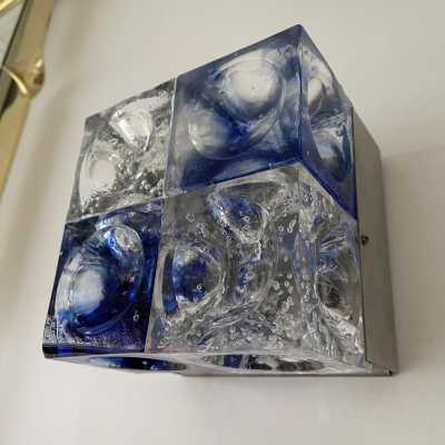 cube wall lights poliarte italy 1970