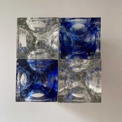 cube wall lights poliarte italy 1970