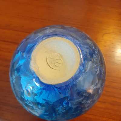 Crystallization ceramic vase
