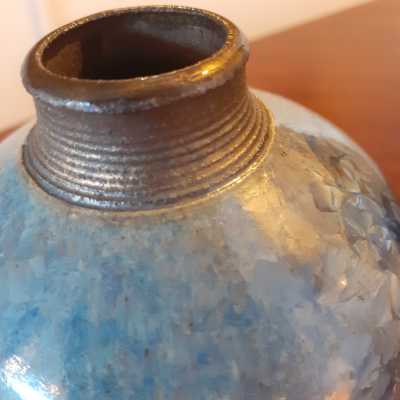Crystallization ceramic vase