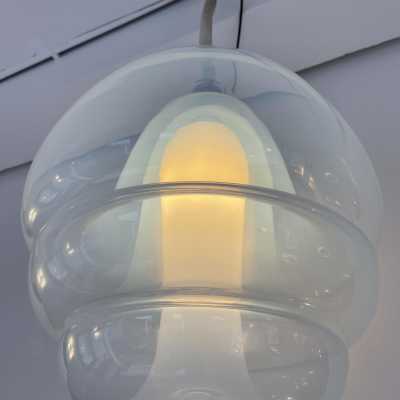 pendant chandelier LS134 murano glass carlo nason mazzega italy 1970